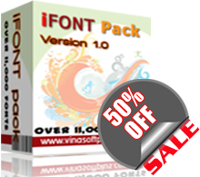 With unique font you can make your documents, video clip caption look special or create professional looking website