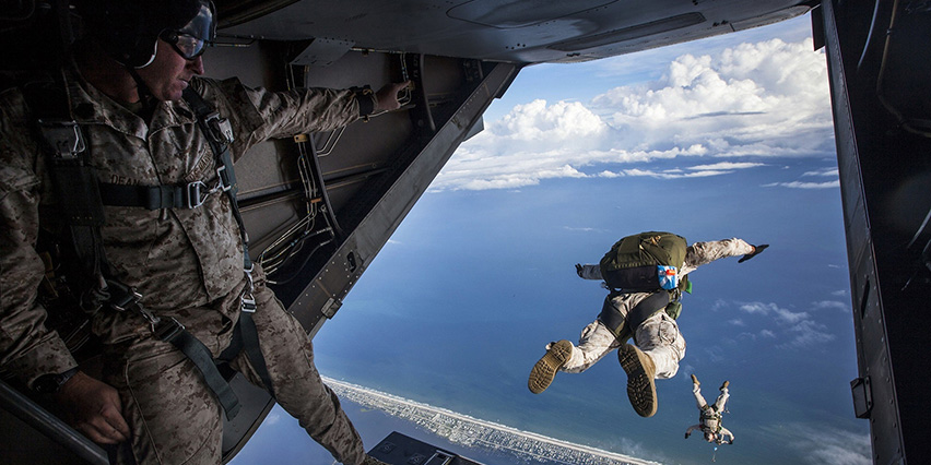 Skydiving training methods